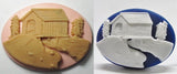 40x30mm Custom Resin Cameo S1358