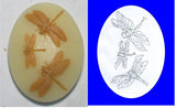 40x30mm Custom Resin Cameo S1358