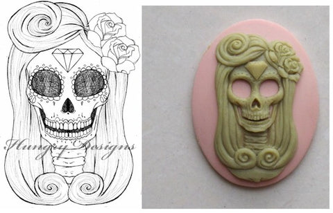 40x30mm Custom Resin Cameo S1358
