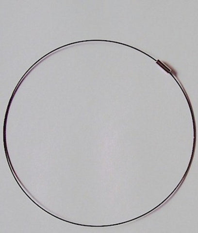 Item#249x Necklace Neck Wire 17 inch black