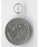 Closeout - 120pcs 9mm Silver Split Ring 326q