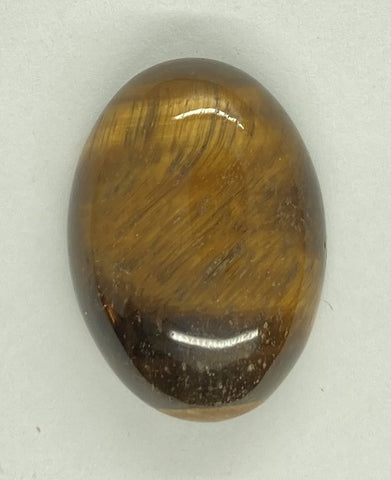 25x18mm Flat Backed Oval Tiger Eye Cabochon 440xE