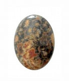 15pcs. Closeout - 8x6mm Leopard Skin Jasper Semi Precious Gemstone Cabochon 455x