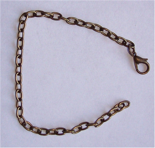 Bracelet with Lobster Clasp Jewelry Supply Antique Bronze  581x