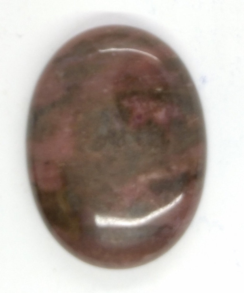 40x30mm Flat Backed Rhodonite gemstone loose oval cabochon semi-precious stone  655xC