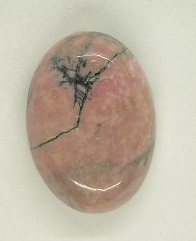 25x18mm Flat Backed Pink Rhodonite gemstone loose gem stone Cabochon 656xA
