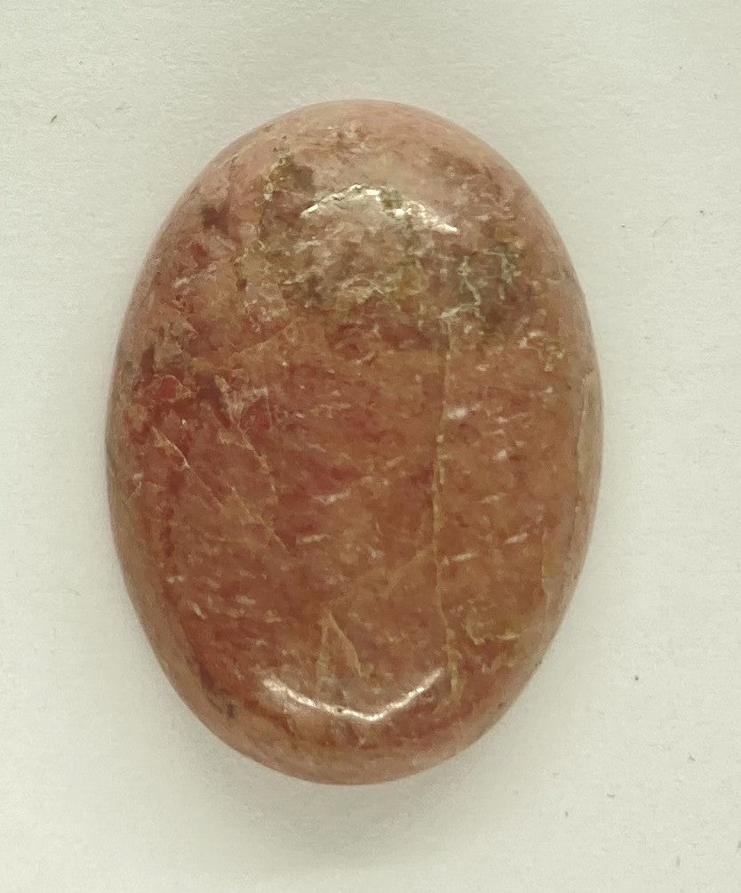 25x18mm Flat Backed Pink Rhodonite gemstone loose gem stone Cabochon 656xi