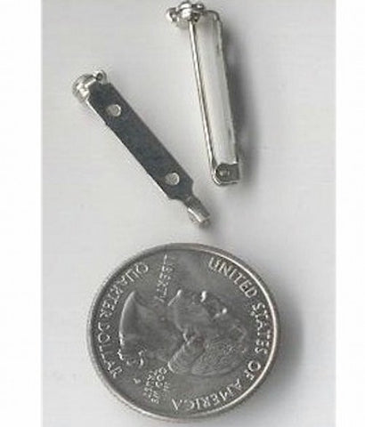 Item#710q Silver 1 inch superior bar pin