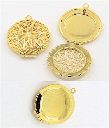 Gold Filigree Perfume Aromatherapy Scent Locket 27mm 749x