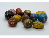 2+ ounces Mixed Handmade Clay Beads deep primary colors 992x