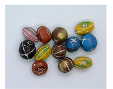 2+ ounces Mixed Handmade Clay Beads deep primary colors 992x