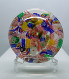 Paperweight Early Chinese Art Glass Millefiore Scramble Copy of St. Louis