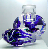 Prestige signed Art Glass Hand Blown Studio Perfume Bottle