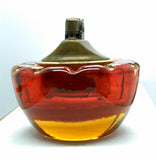 Amberina Vintage Blown Art Glass Mid-Century Murano Cigarette Table Lighter