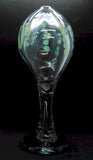 glass OIL LAMP Vintage Brian Maytum Studio Signed Hand Blown Vase lamp