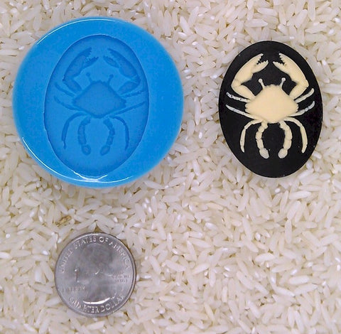 Astrology Zodiac Sign Cancer Crab Food Safe Silicone Cameo Mold for candy soap clay resin wax etc.