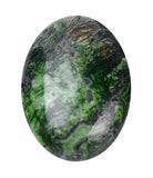 25x18mm Green Dyed Ripple Jasper Semi-Precious gemstone Flat back cabachon S2093