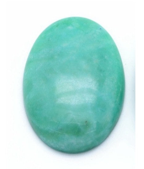 40x30mm Green Blue Imitation Amazonite Gemstone Flat Back Cabochon S2103