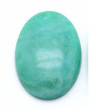 40x30mm Green Blue Imitation Amazonite Gemstone Flat Back Cabochon S2103