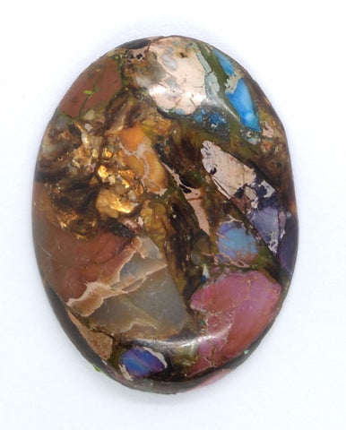 40x30mm Rainbow Matrix Collage Stones Single piece you are buying this stone S2155G
