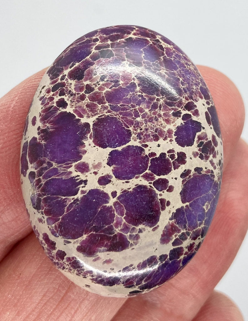40x30mm Purple Violet Matrix Collage Stone Oval Cabachon S2157F